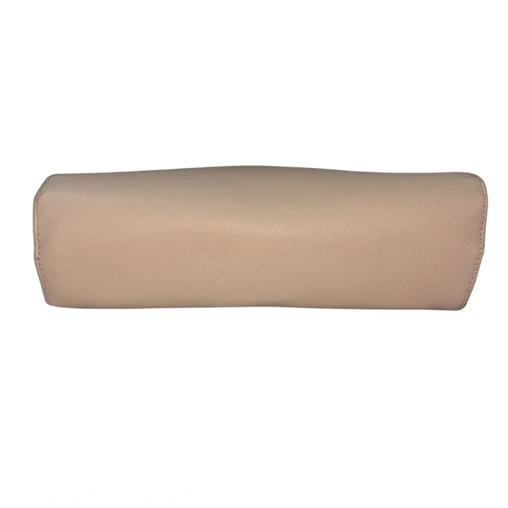 Bvlgari Parfums Blush Pink Saffiano Cosmetic Bag / Pouch